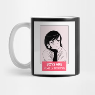 BOYS ARE BORING | MANGA FOR GIRLS Mug